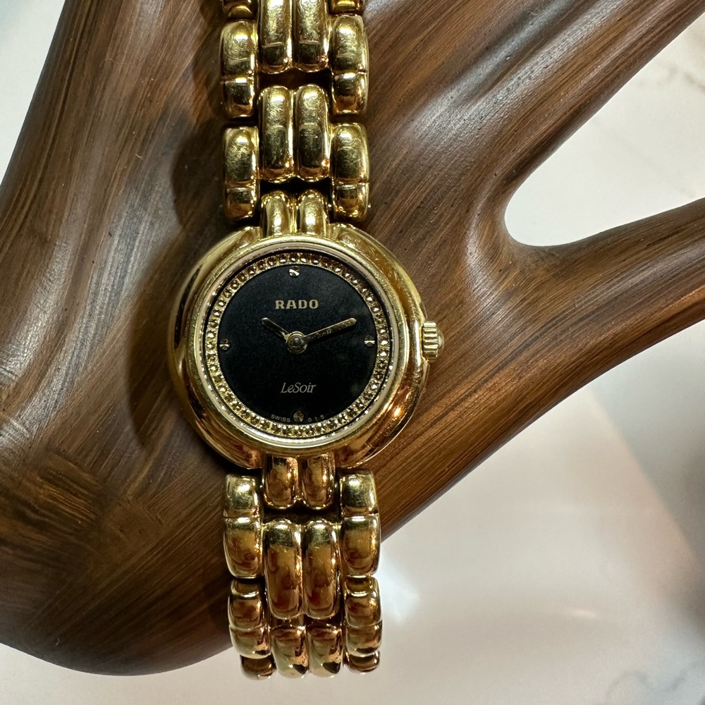 RADO LE SOIR GOLD LADIES TONNEAU SLIM DRESS WATCH